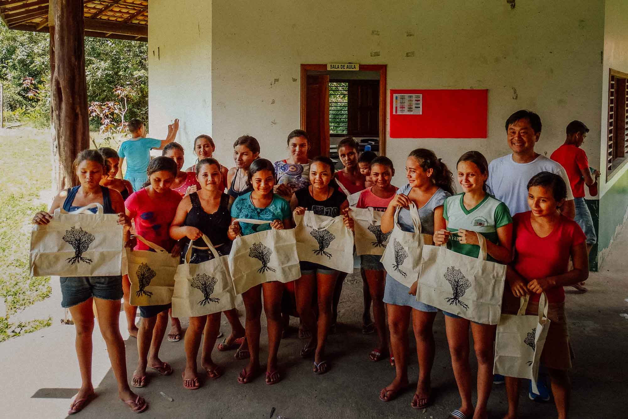 Gruppenfoto einer Schulklasse.