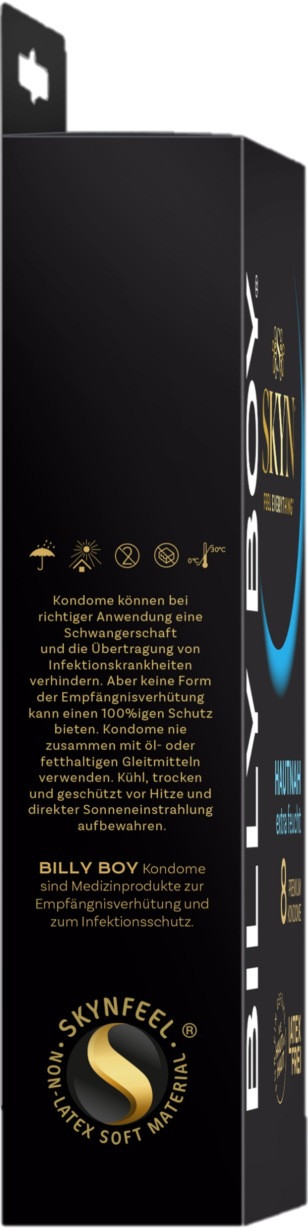 BILLY BOY SKYN Hautnah extra feucht latexfrei