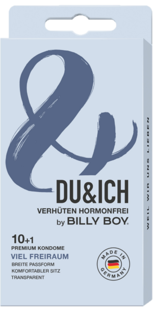 DU&ICH by BILLY BOY Kondome Viel Freiraum