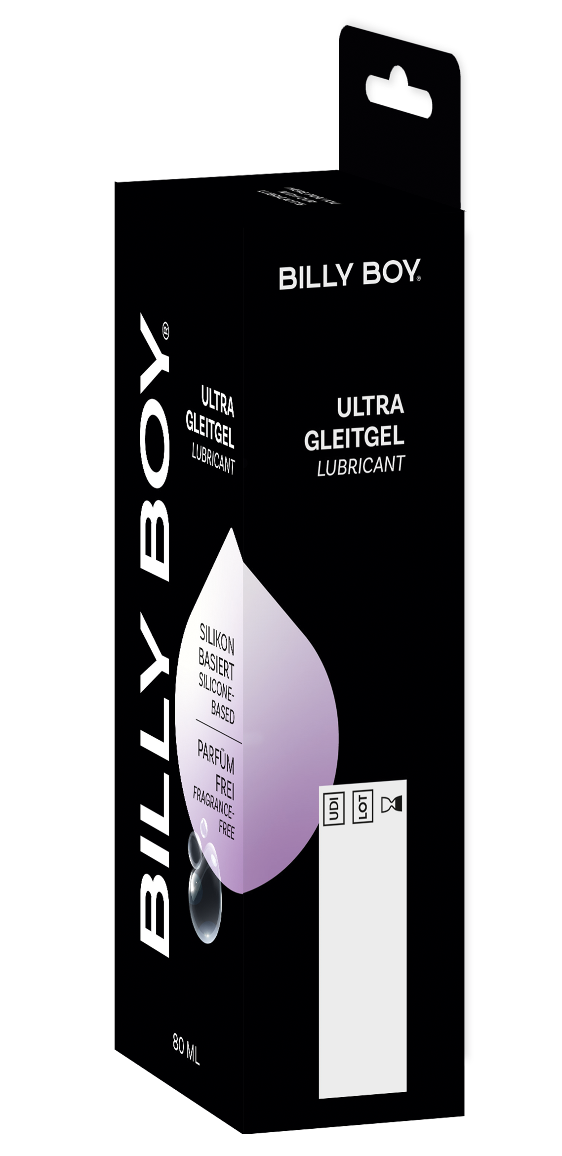 Billy Boy ULRTA Gleitgel 80 ml Verpackung Seite